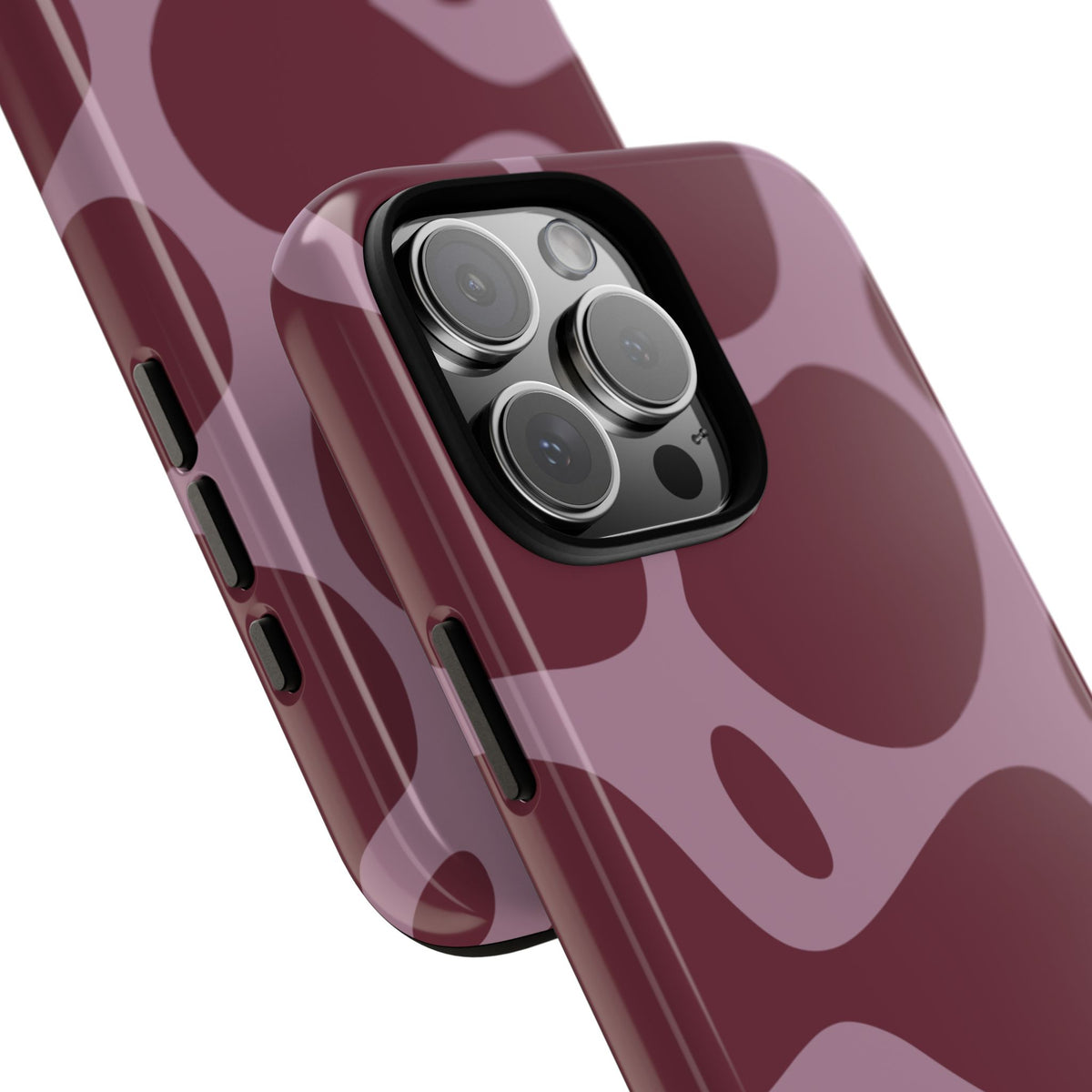Abstract Burgundy Phone Case