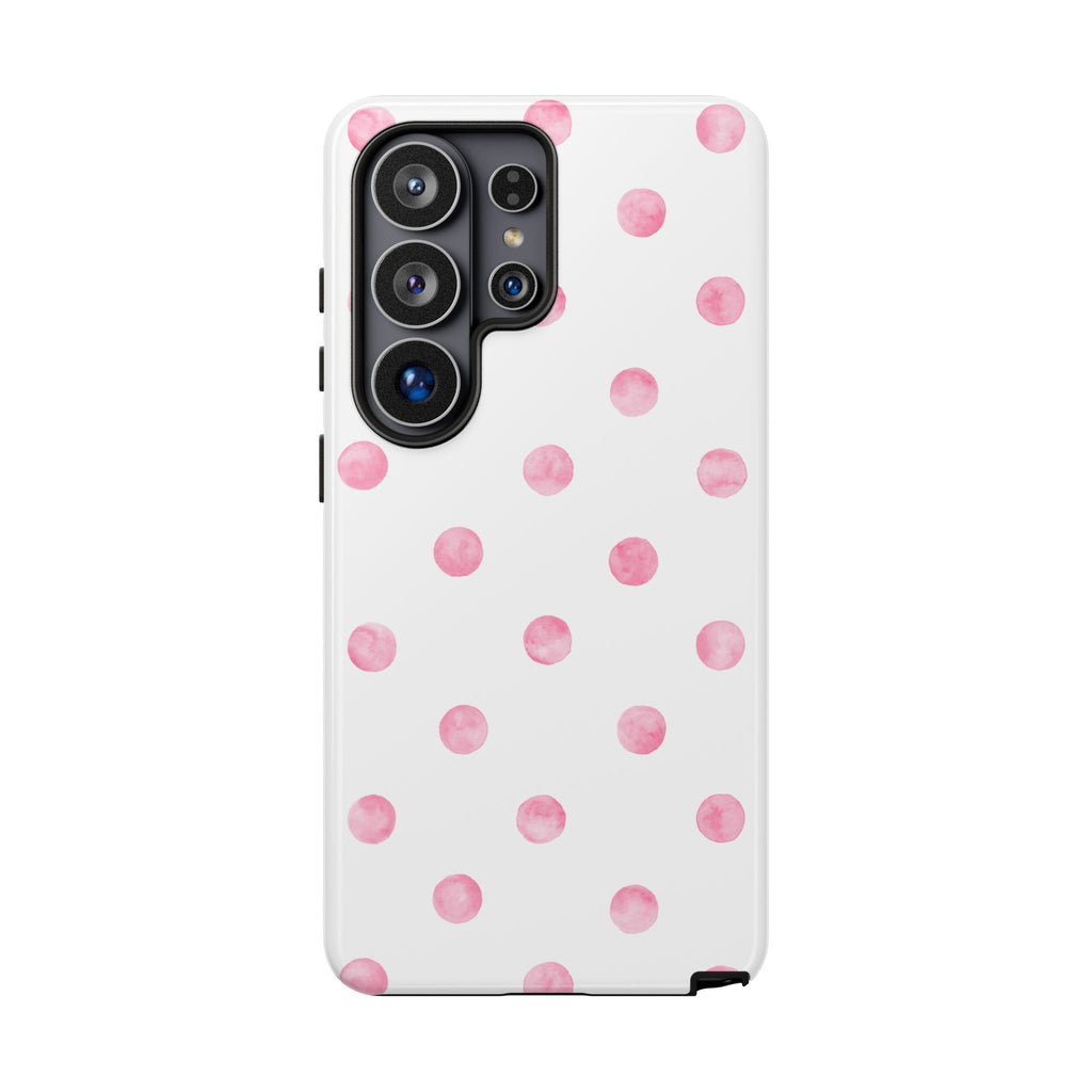 Pink Polka Phone Case