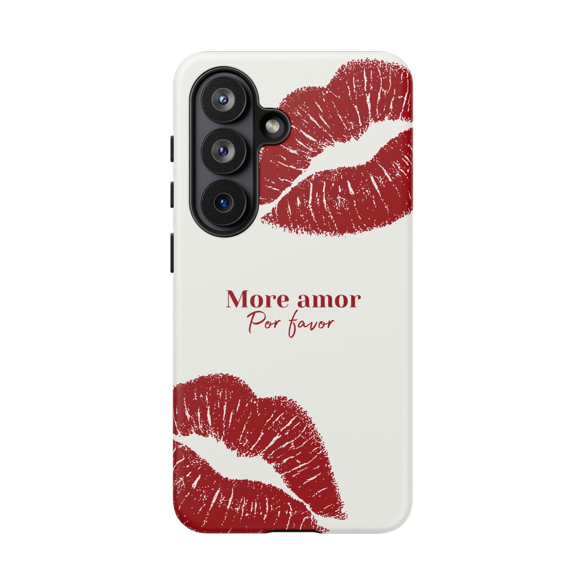 More Amor Por Favor Red Lip Print Phone Case
