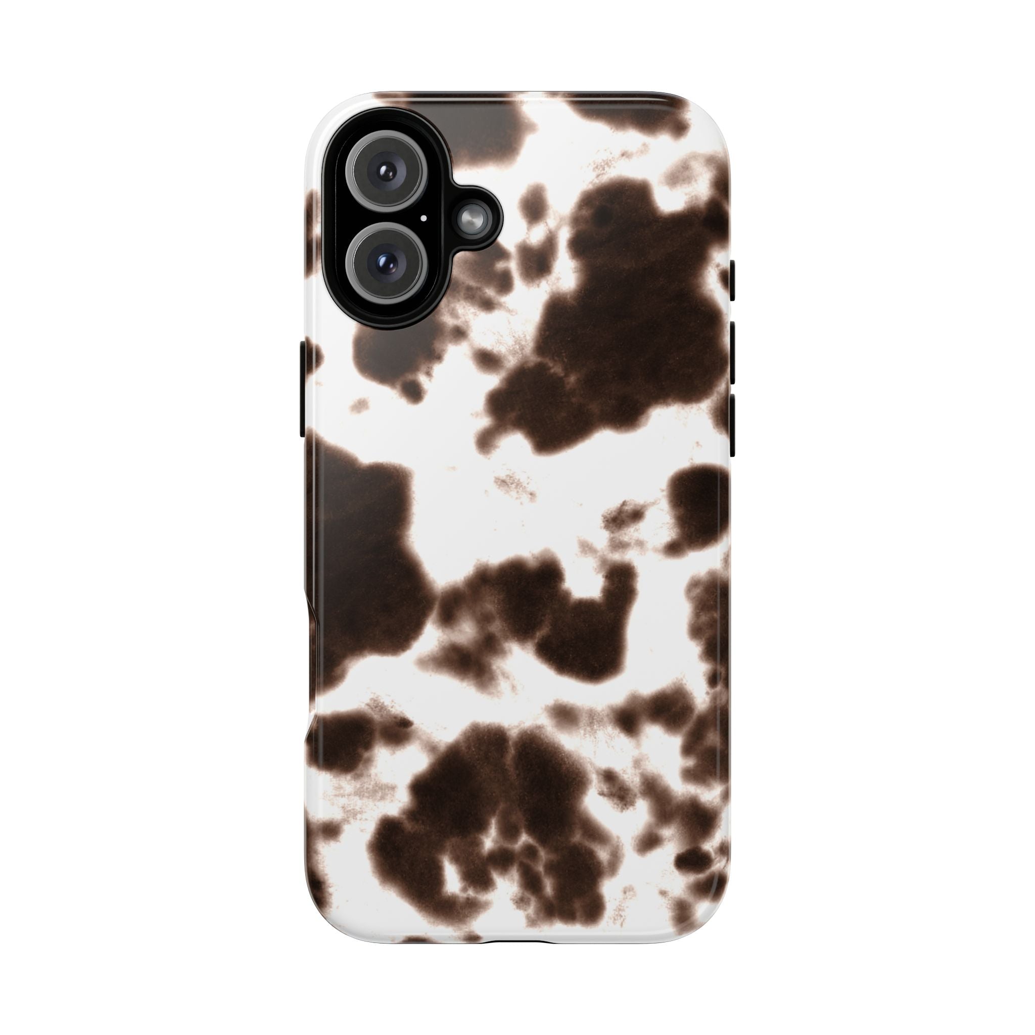 Brown Cow Print Phone Case