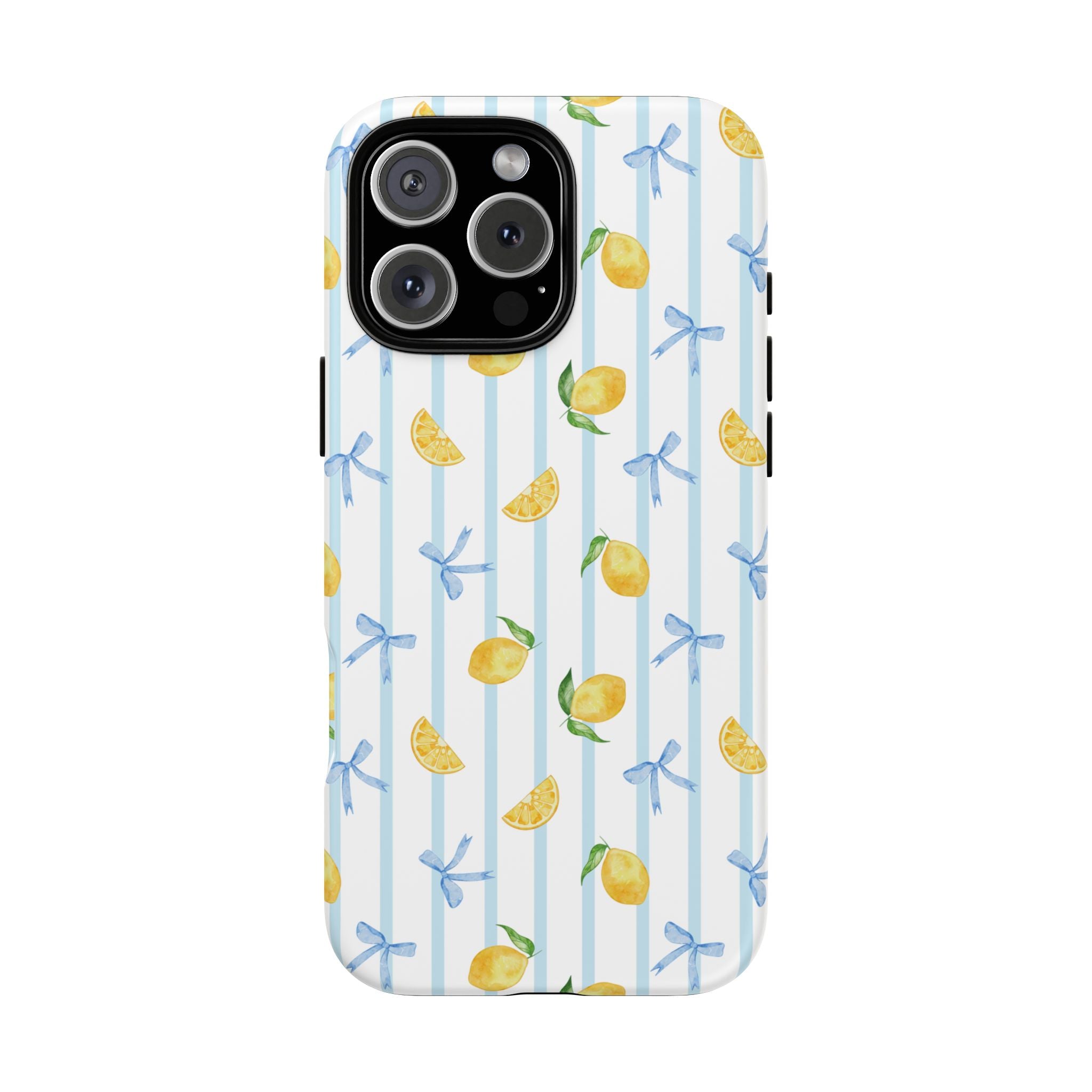Lemon Stripes Phone Case