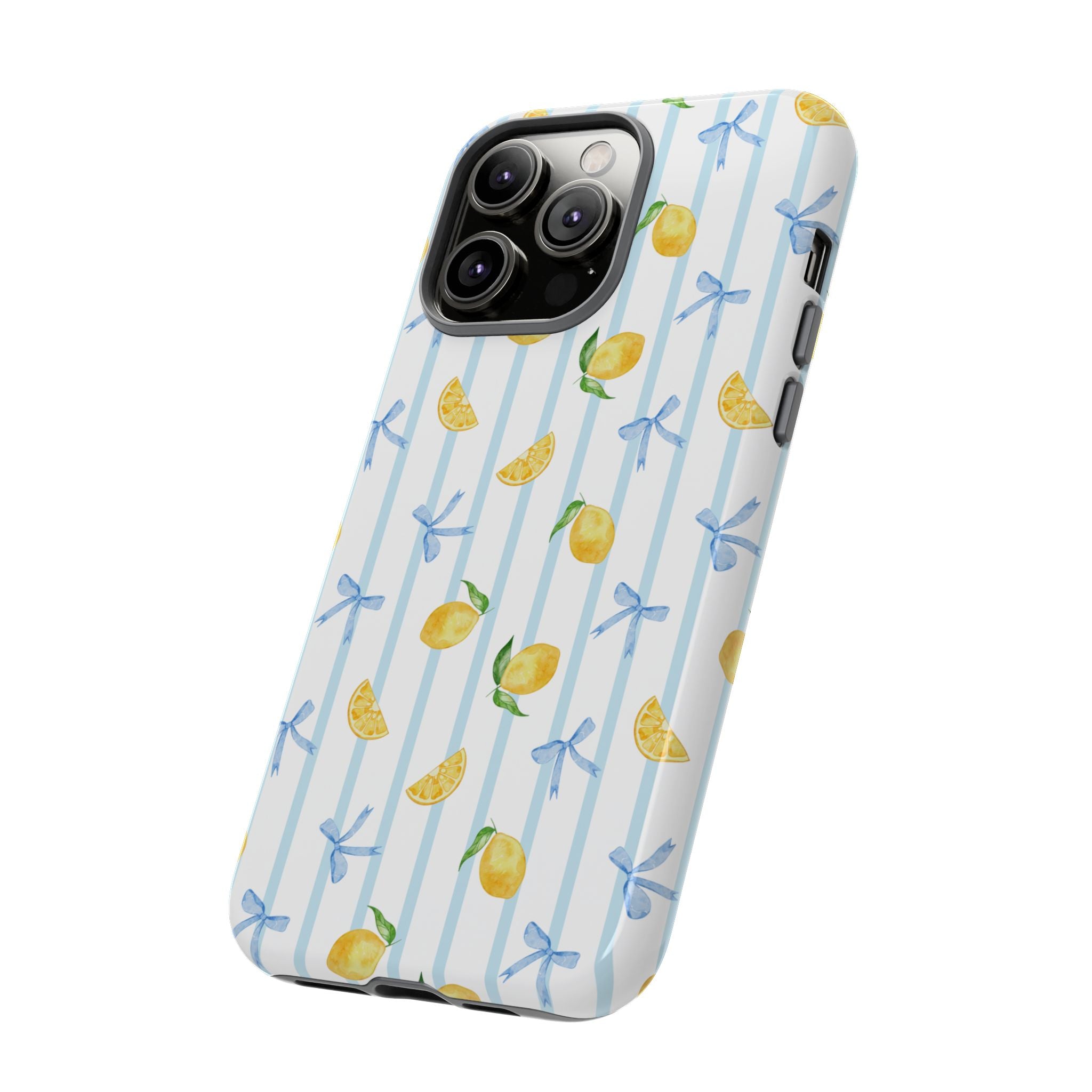 Lemon Stripe Phone Case