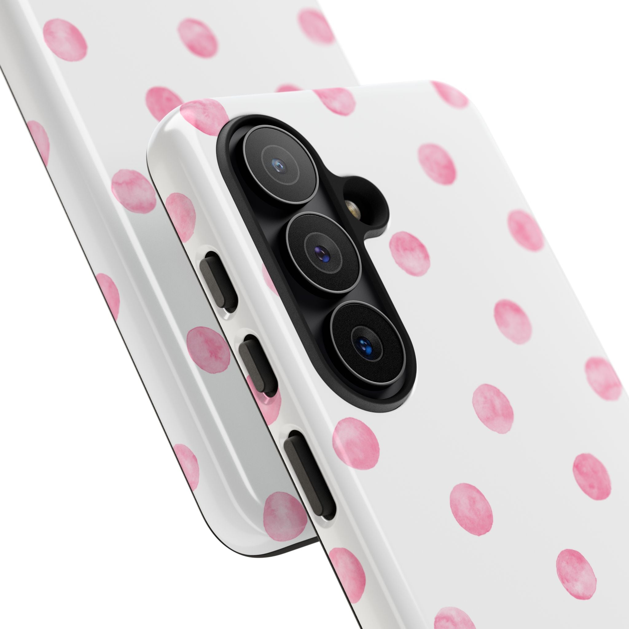 Pink Watercolor Polka Dot Phone Case