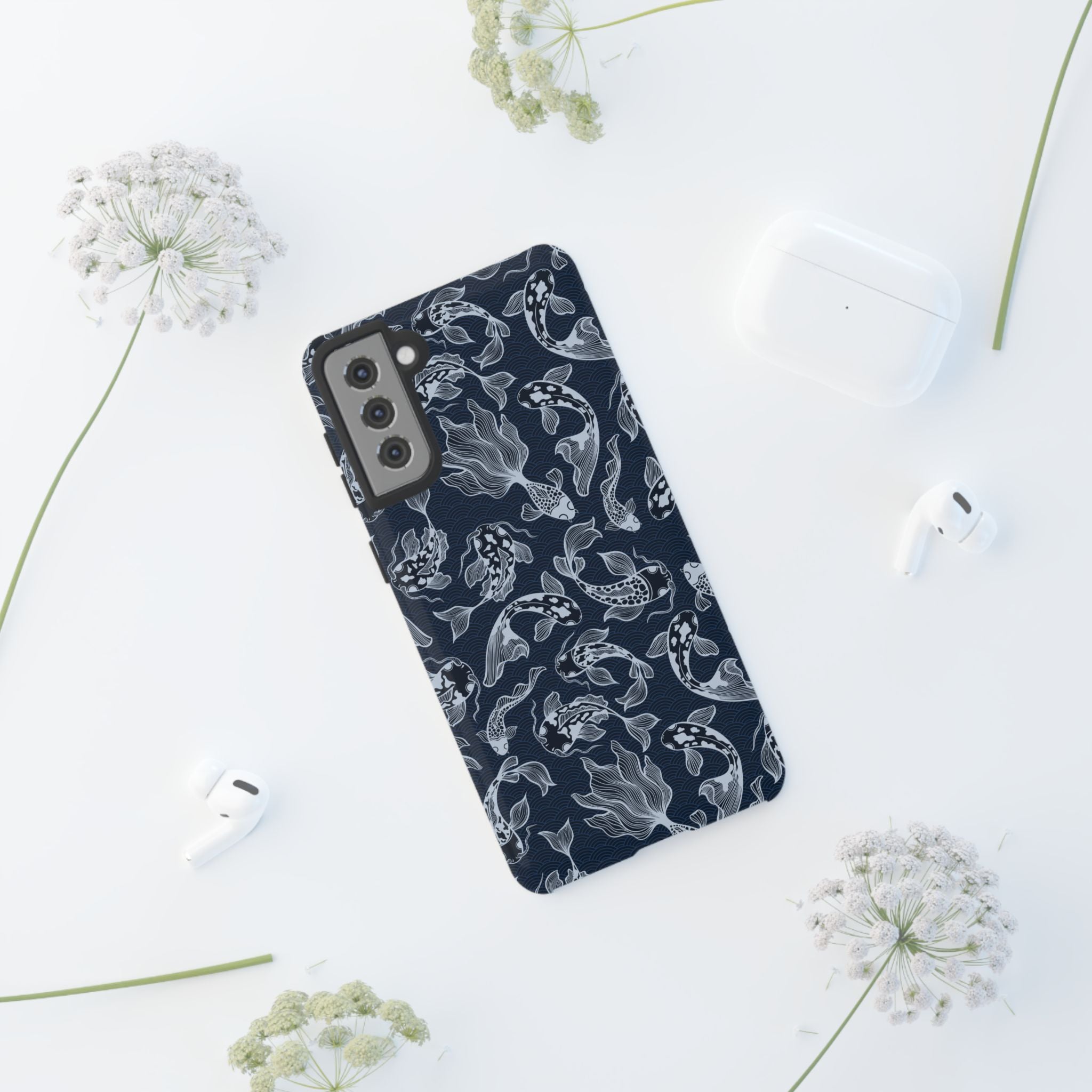 Moonlit Koi Phone Case