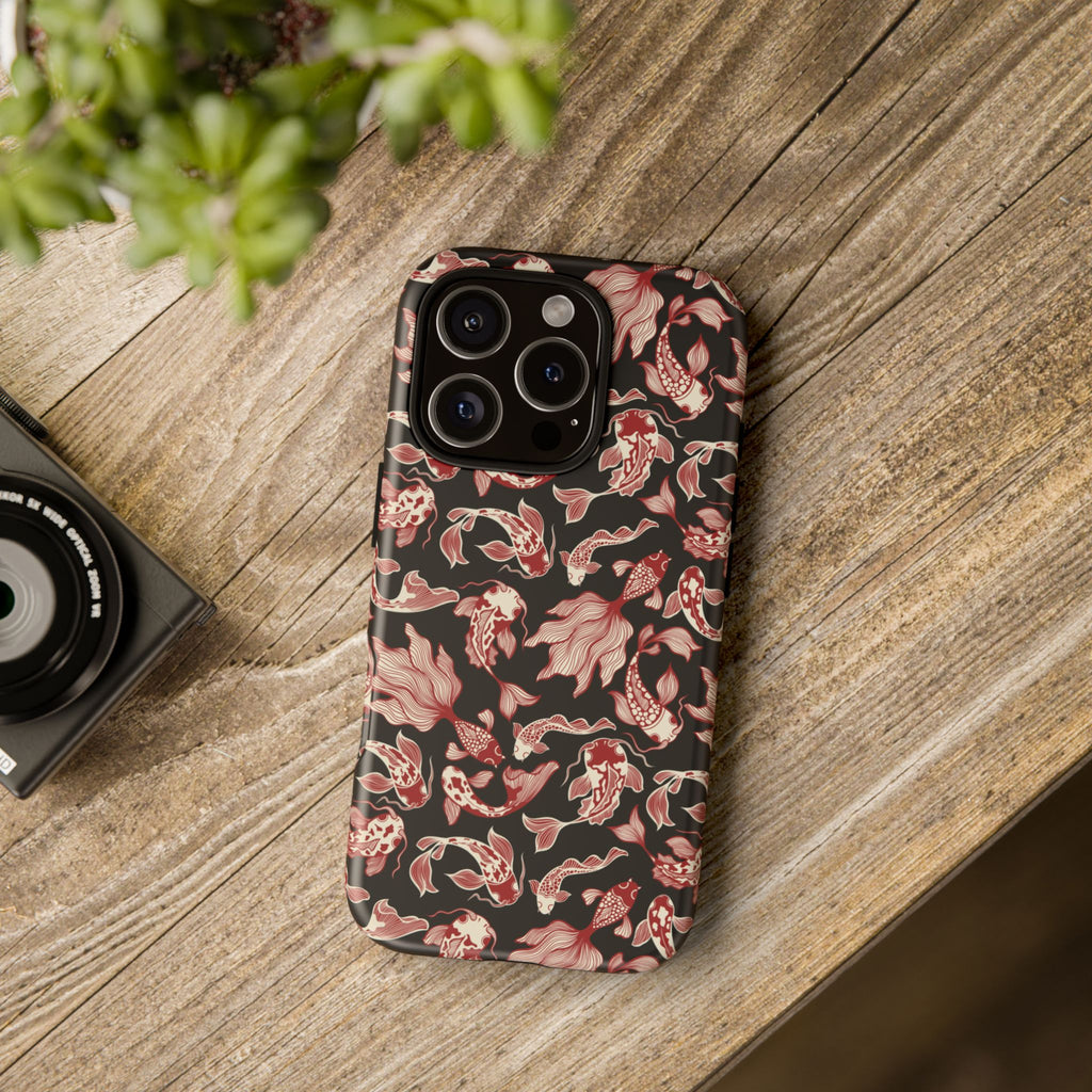 Crimson Koi Phone Case