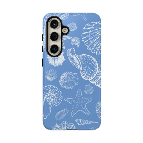 Blue Coastal Shell Phone Case