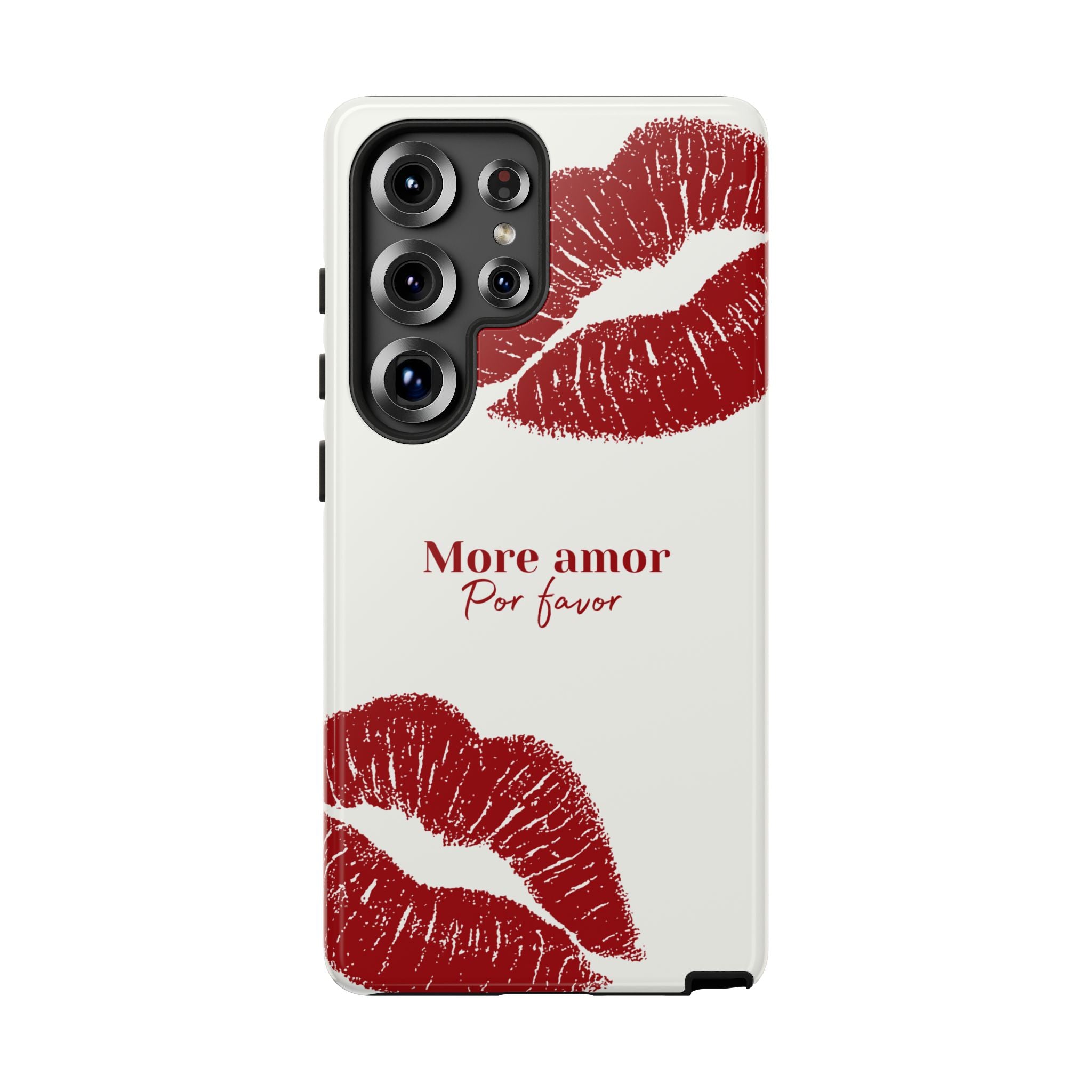 More Amor Por Favor Red Lip Print Phone Case