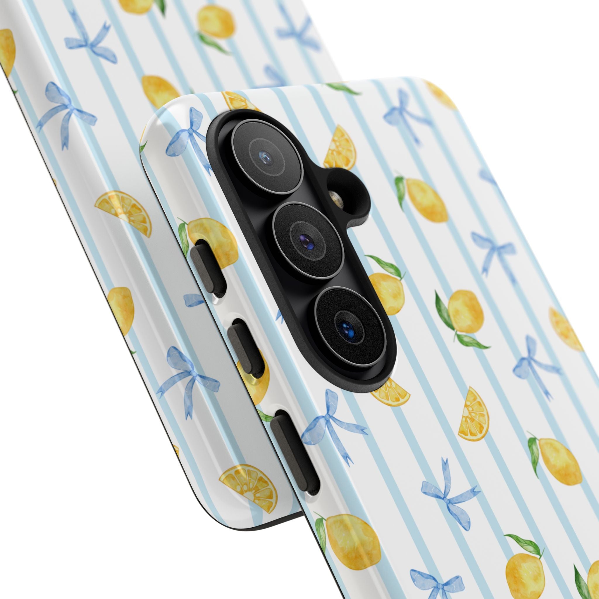 Lemon & Blue Ribbon Phone Case