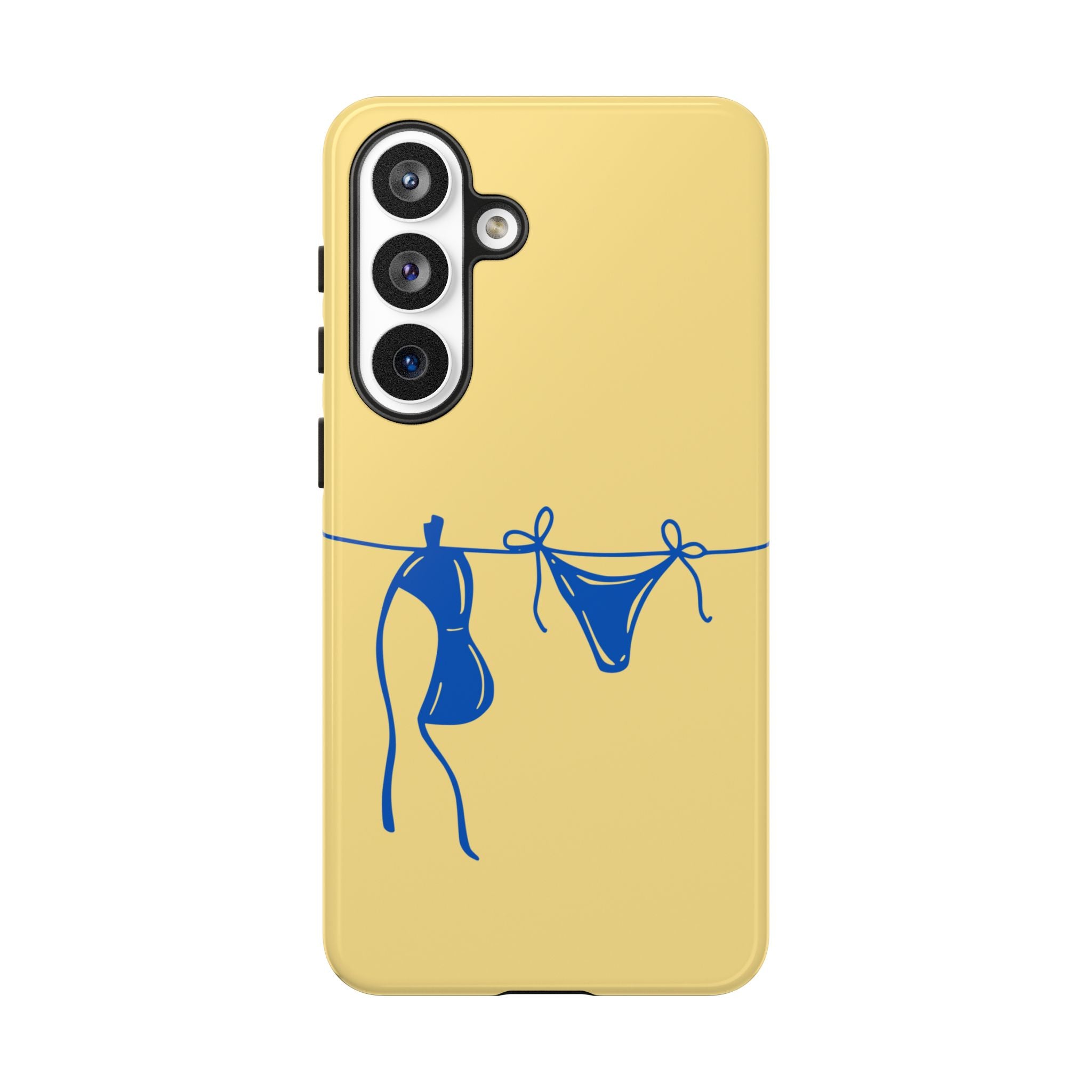 Blue Bikini Line Art Phone Case