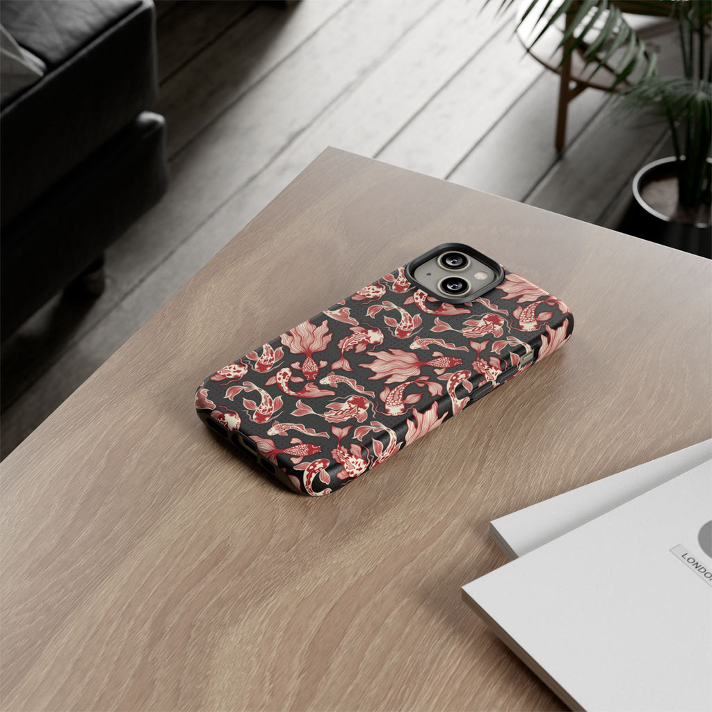 Crimson Koi Phone Case