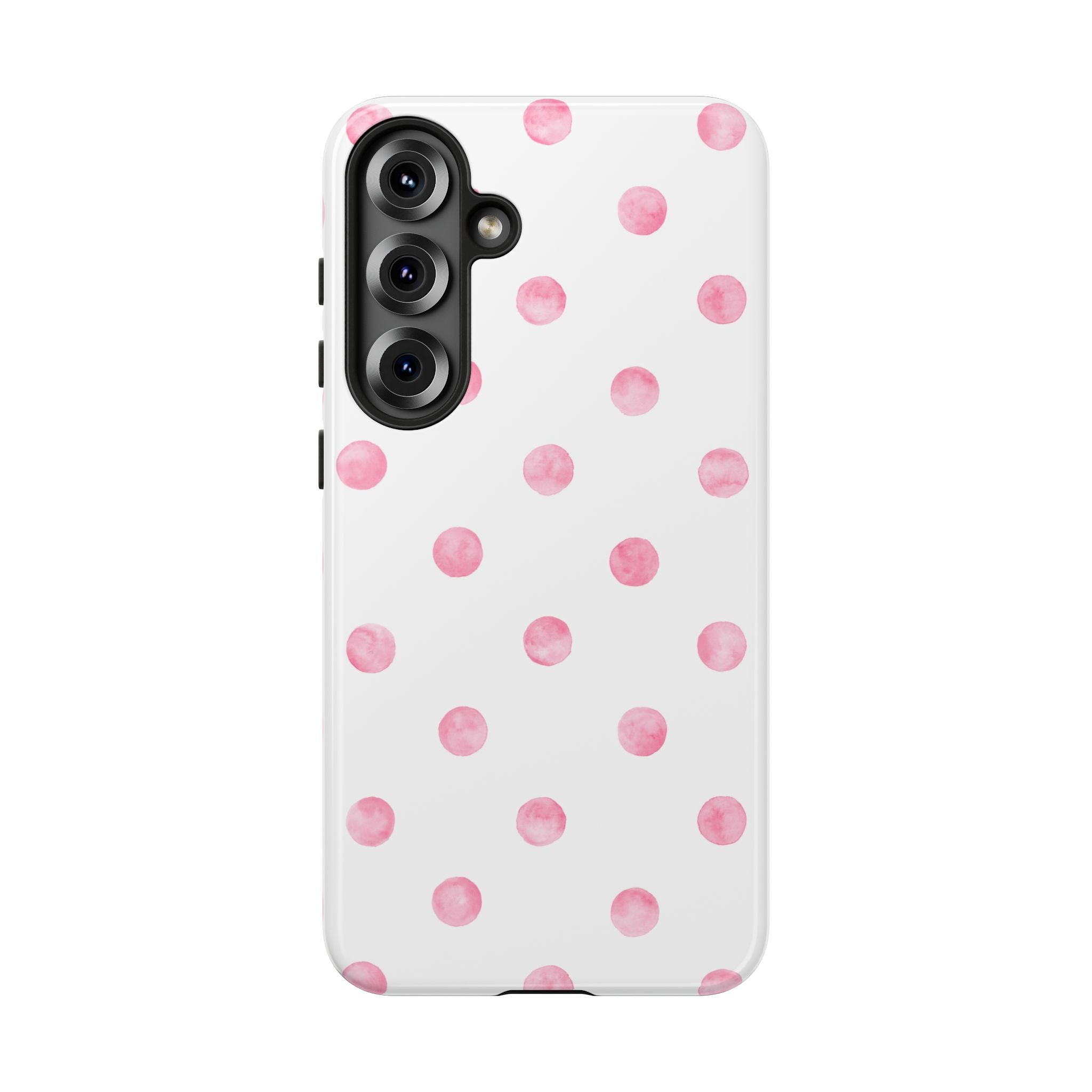 Pink Watercolor Polka Dot Phone Case