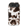 Brown Cow Print Phone Case