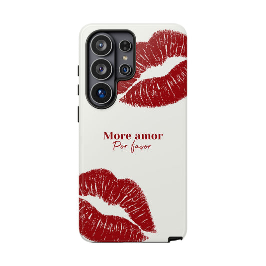 More Amor Por Favor Red Lip Print Phone Case