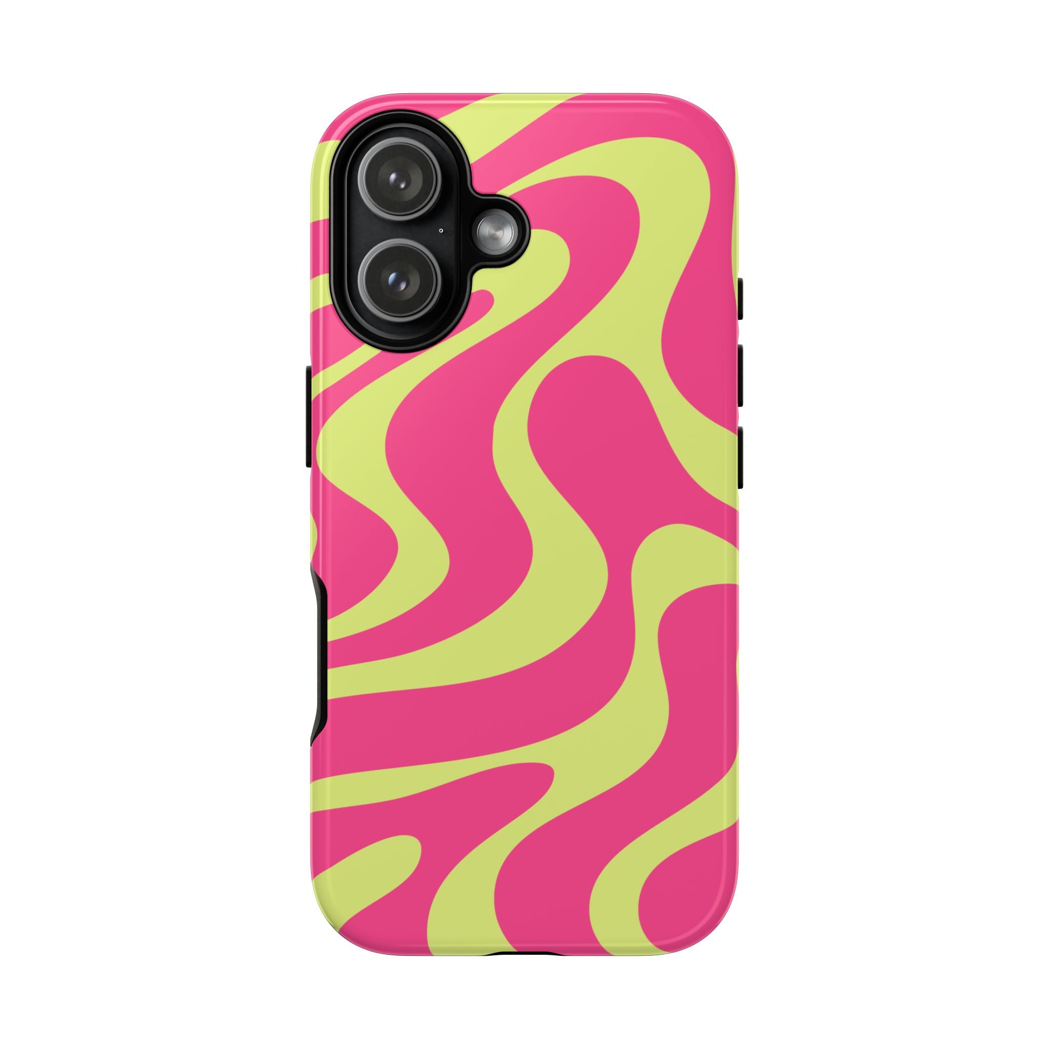 Pink & Yellow Wavy Phone Case