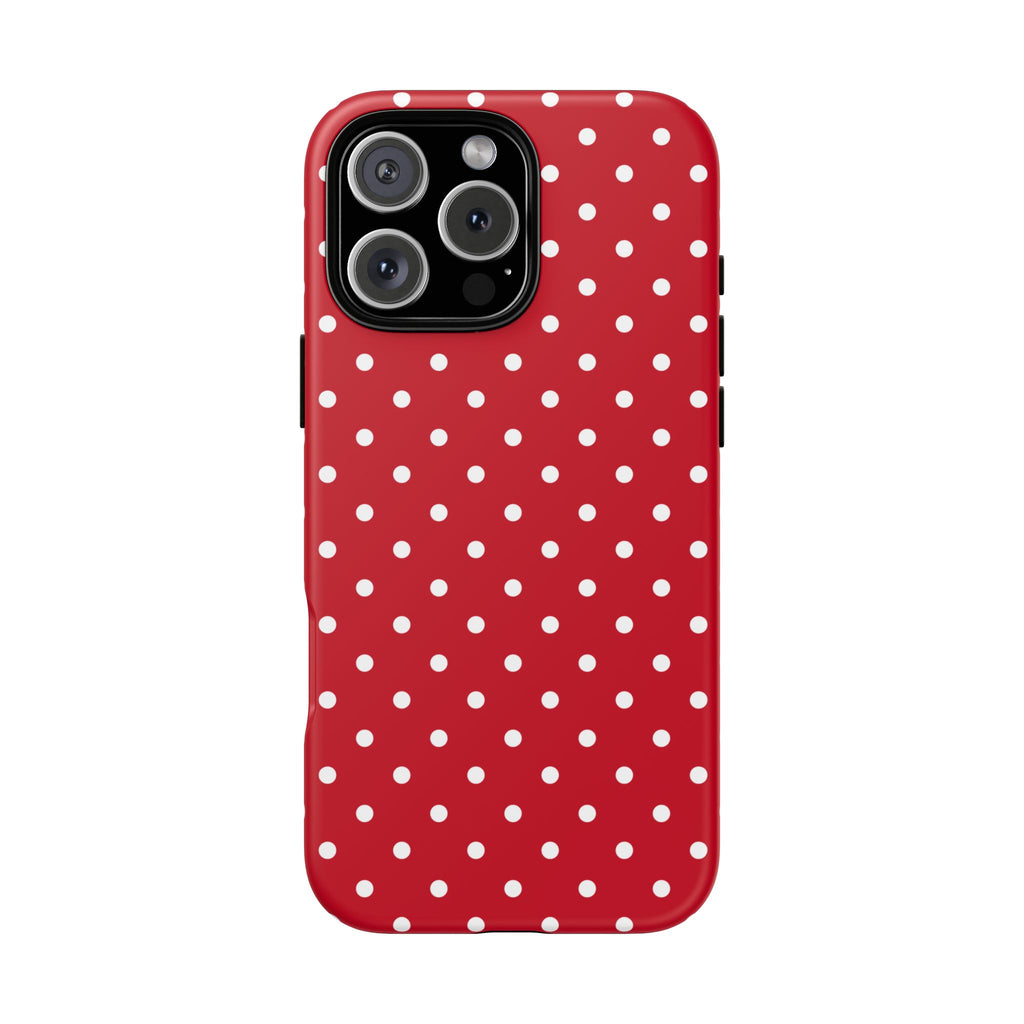Red Polka Dot Phone Case
