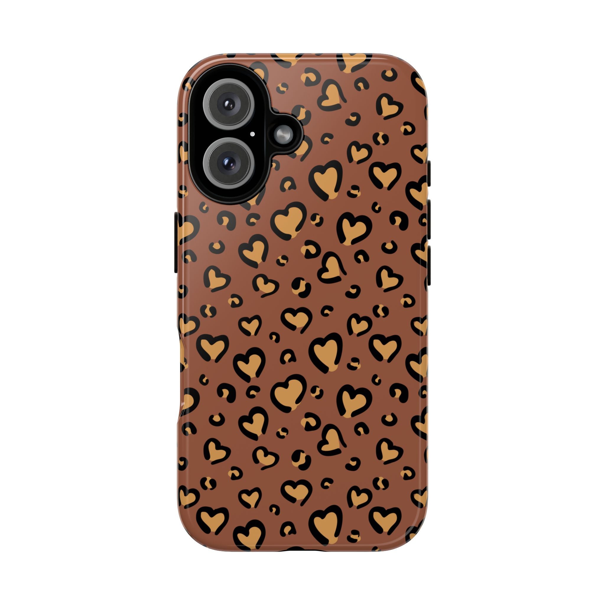 Leopard Heart Phone Case