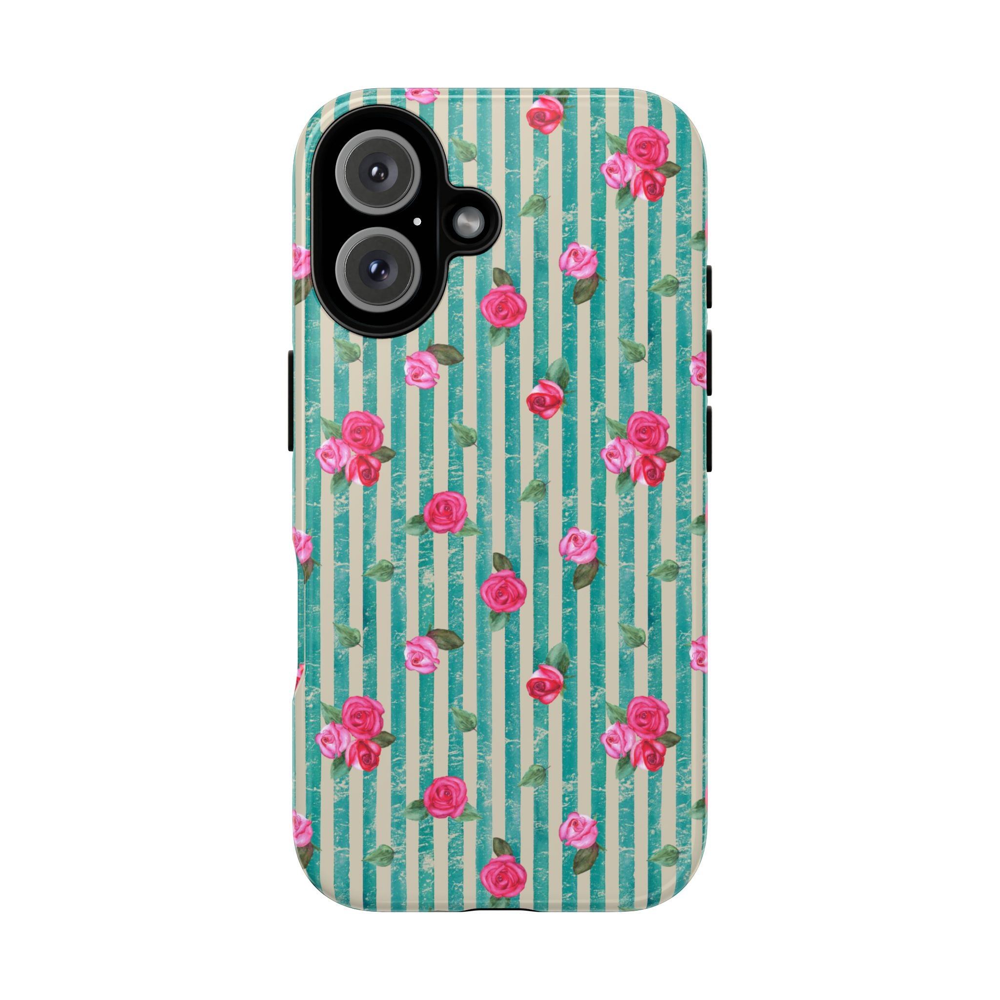 Floral Stripe Phone Case