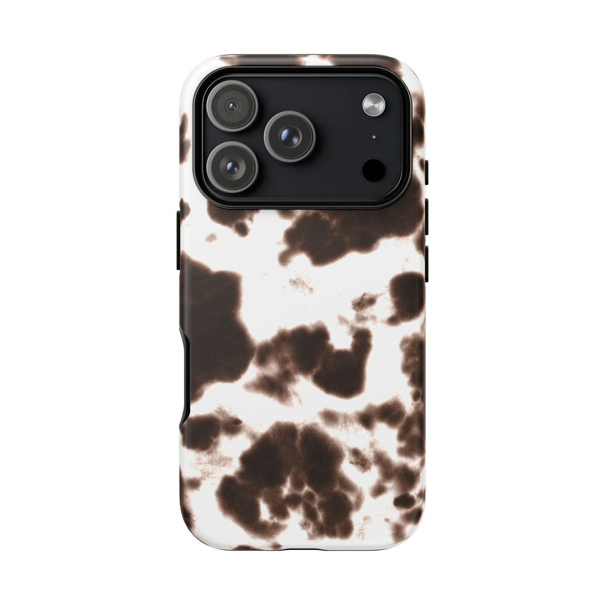 Brown Cow Print Phone Case