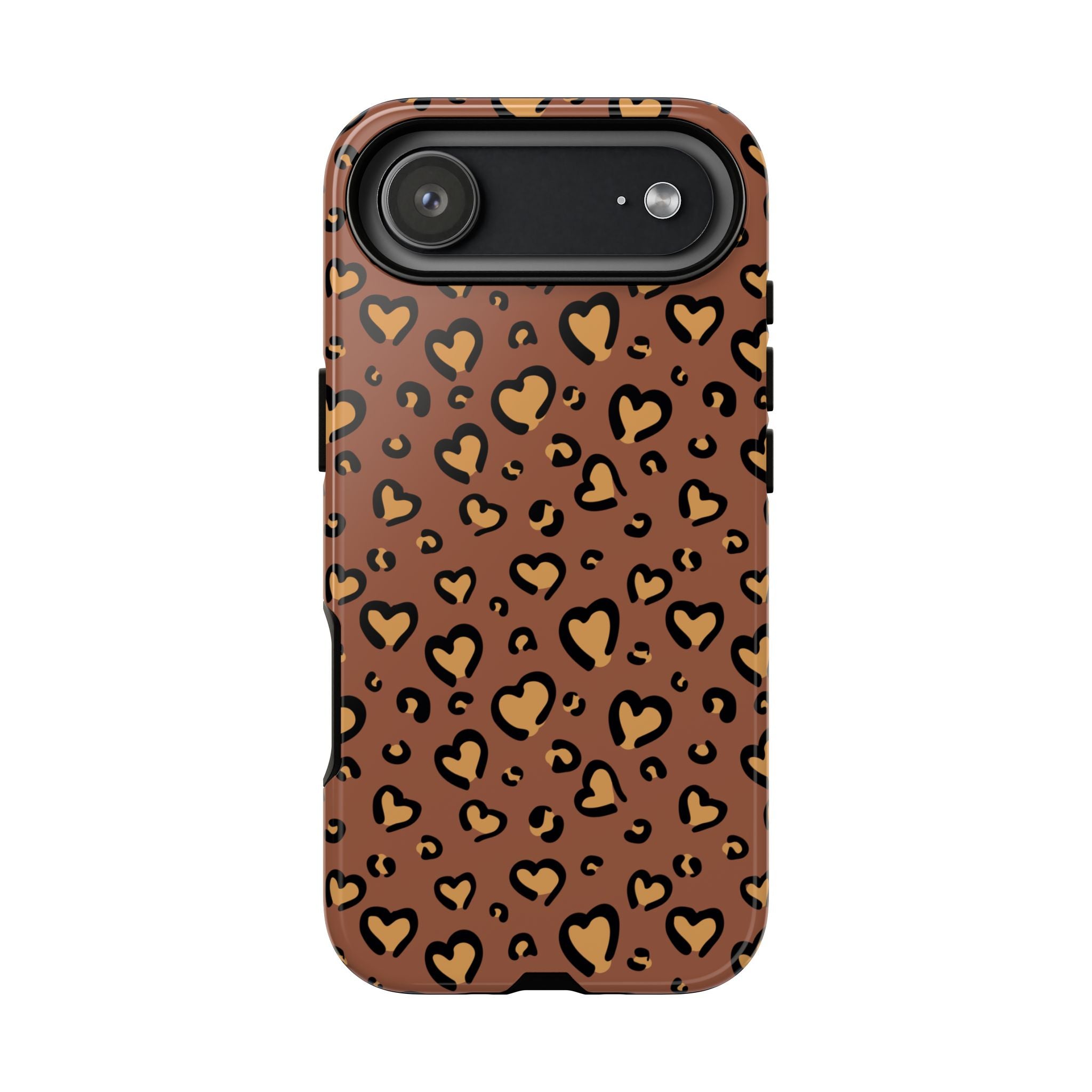 Leopard Heart Phone Case