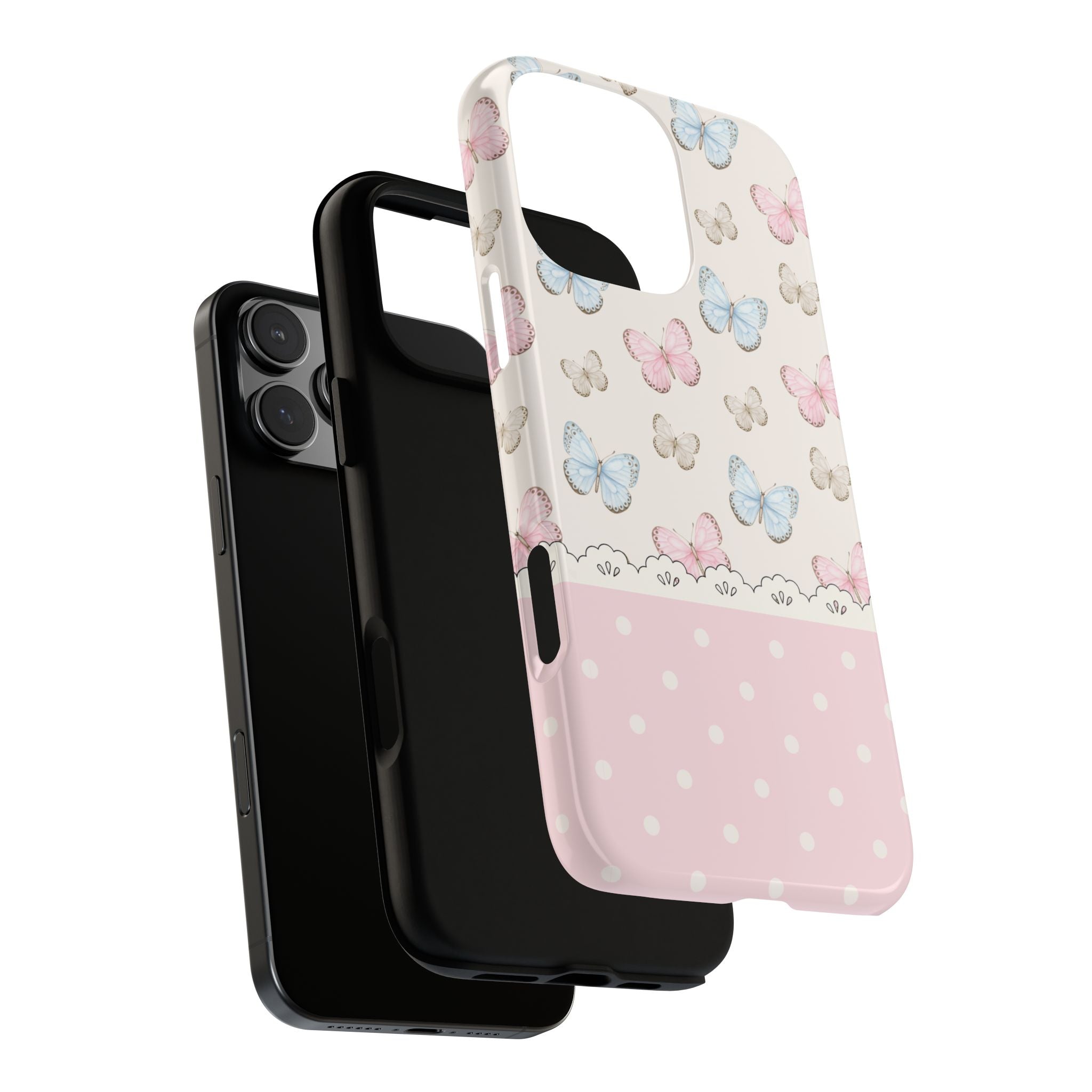 Butterfly Polka Phone Case
