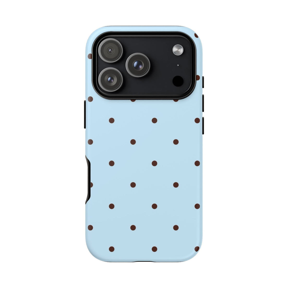Blue & Brown Polka Dot Tough Phone Case