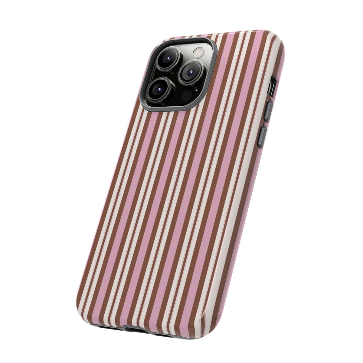 Striped Pink Tough Phone Case