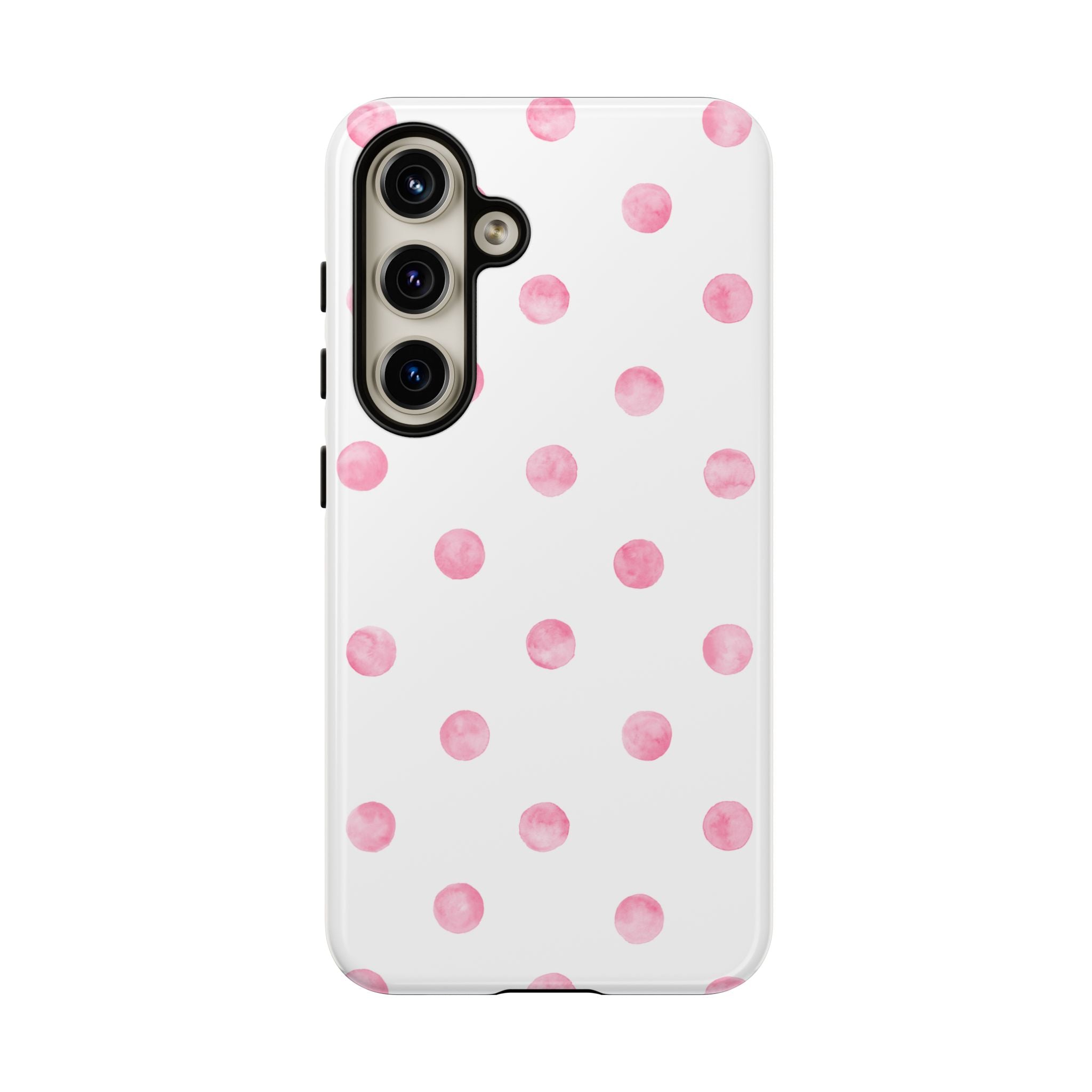 Pink Watercolor Polka Dot Phone Case