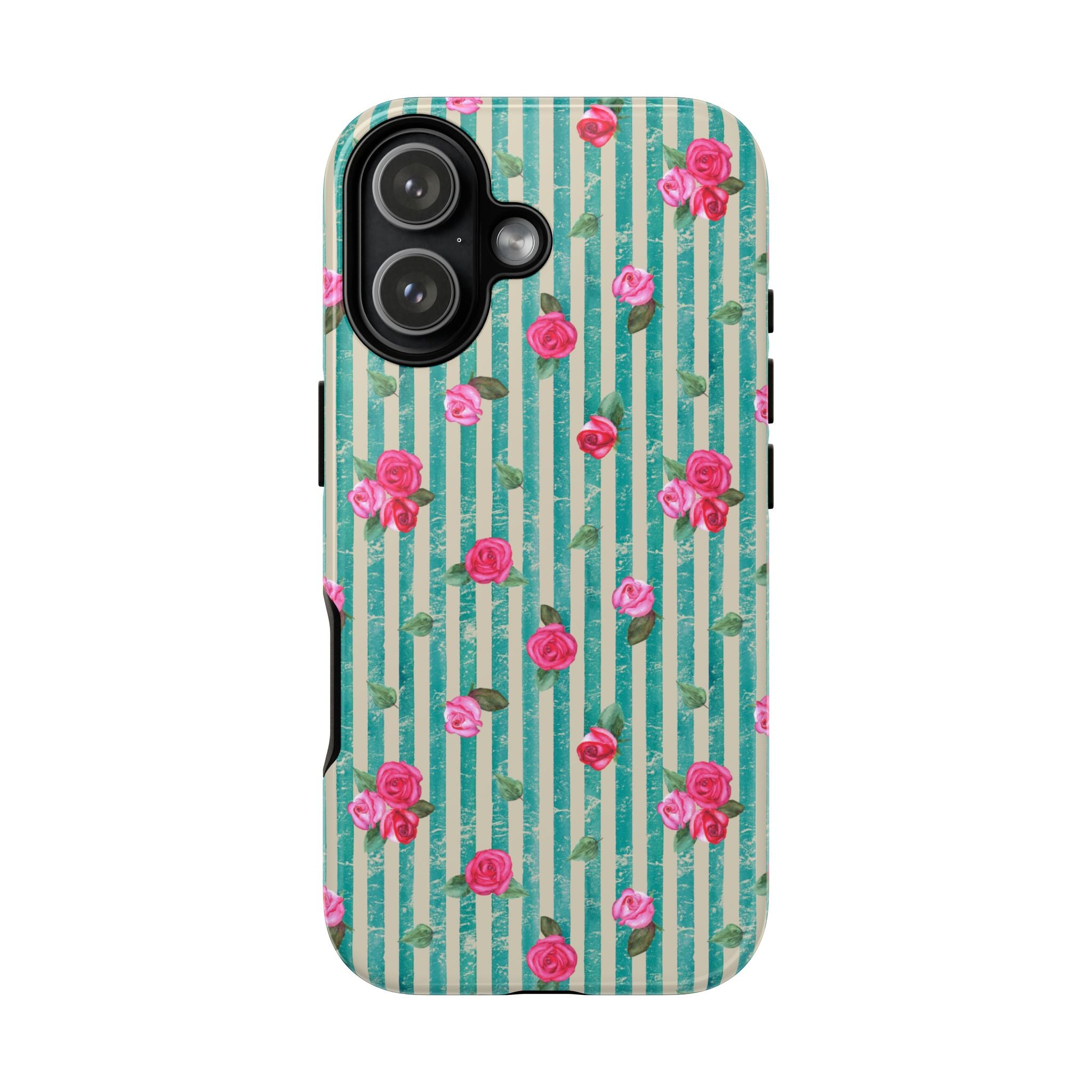 Floral Stripe Phone Case