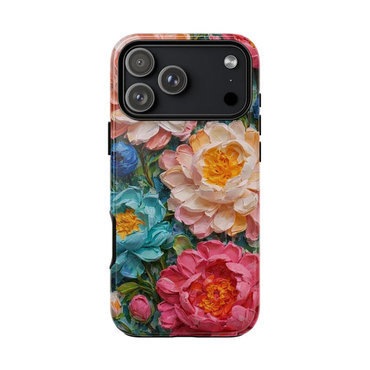 Colorful Peony Phone Case
