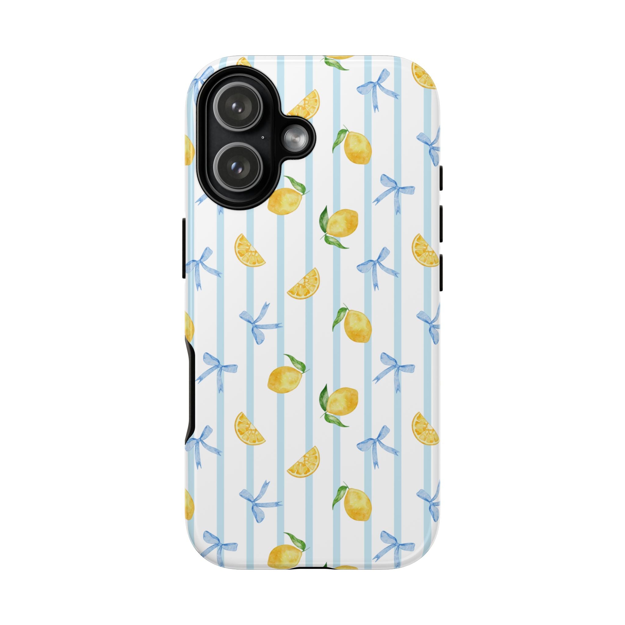 Lemon Stripes Phone Case