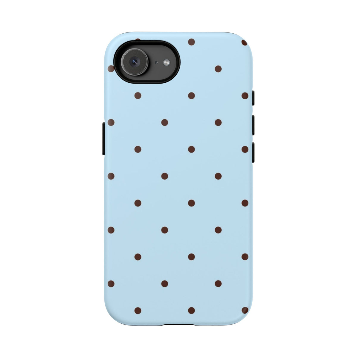 Blue & Brown Polka Dot Tough Phone Case