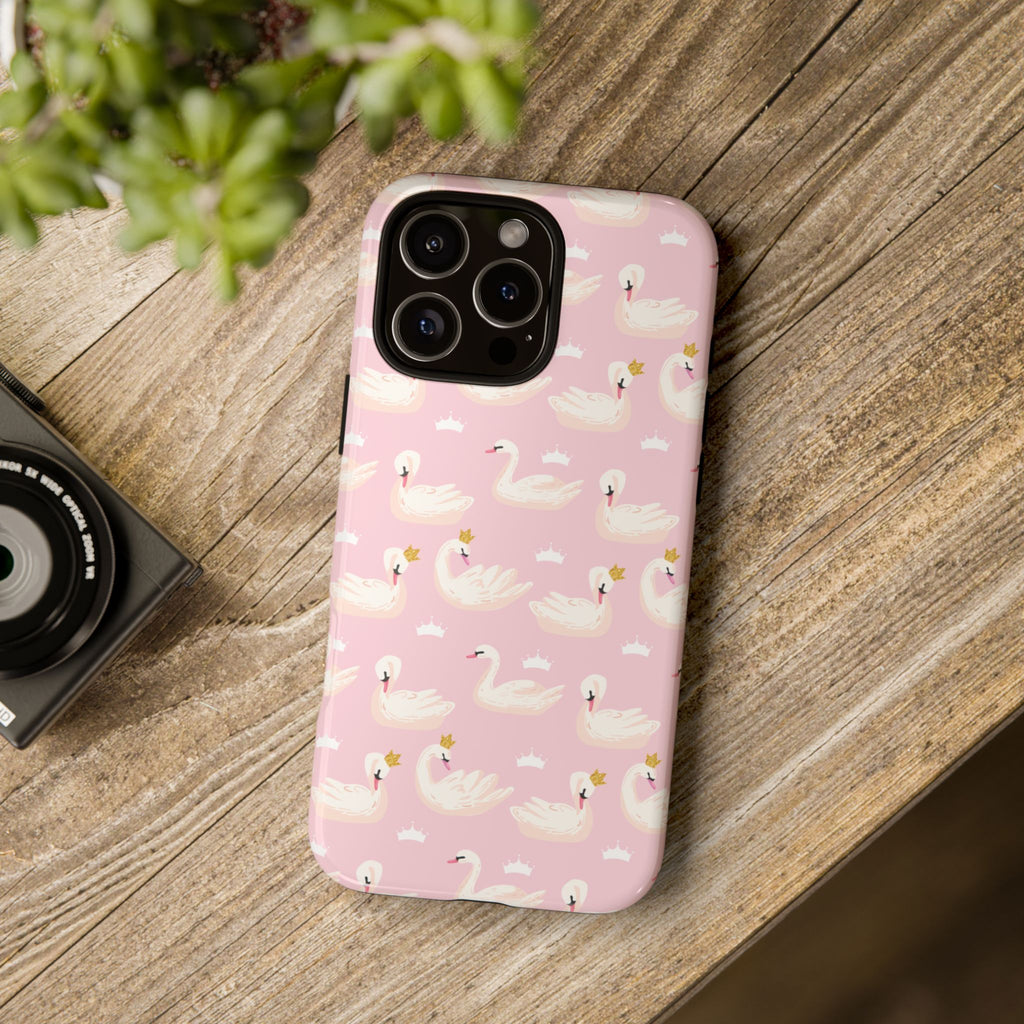 Pink Swan Phone Case