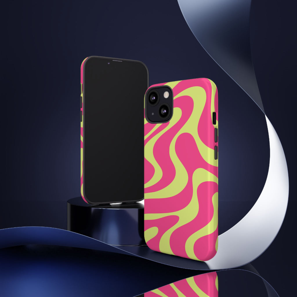 Neon Wavy Phone Case