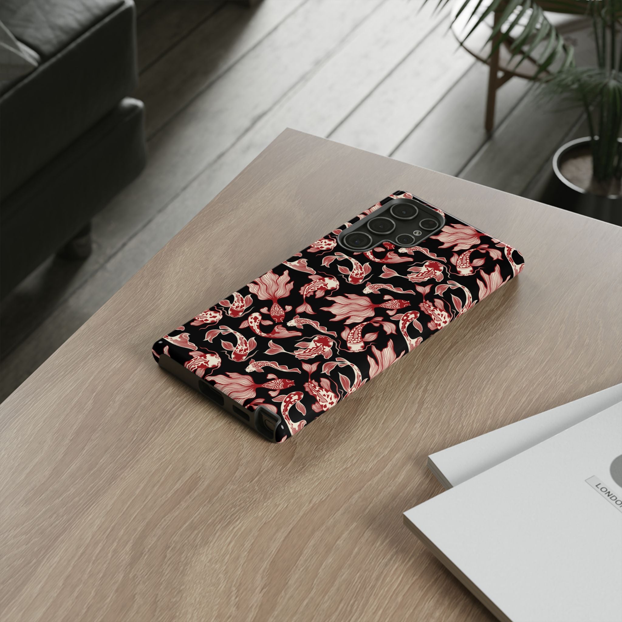Crimson Koi Phone Case