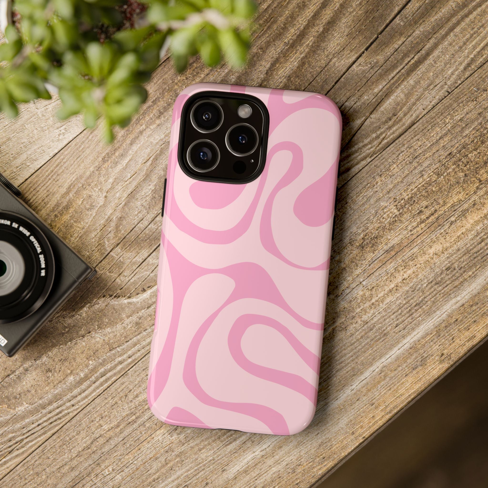 Pink Swirl Phone Case