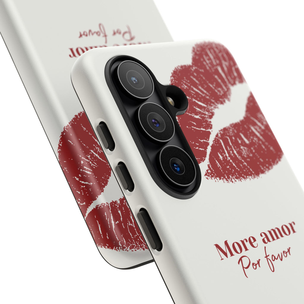 More Amor Por Favor Red Lip Print Phone Case