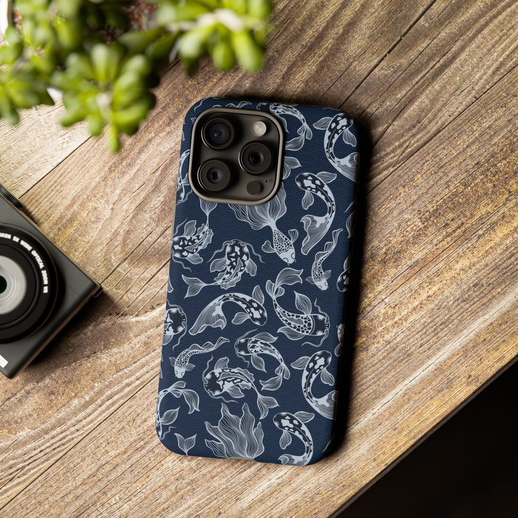 Moonlit Koi Phone Case