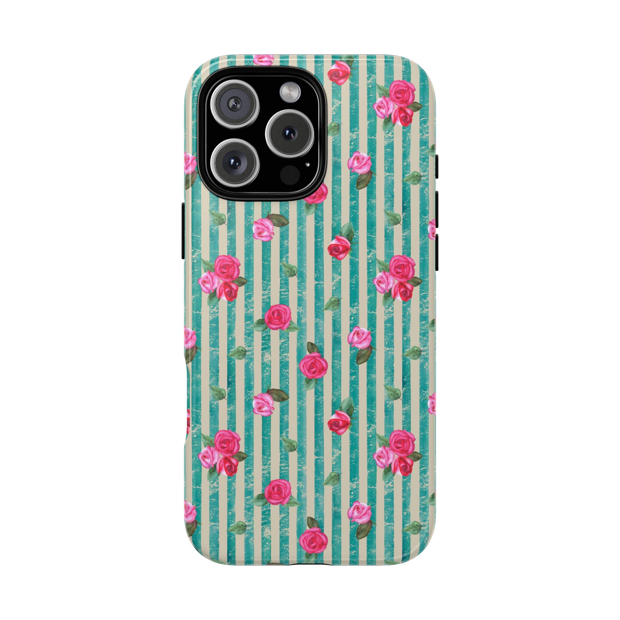Floral Stripe Phone Case