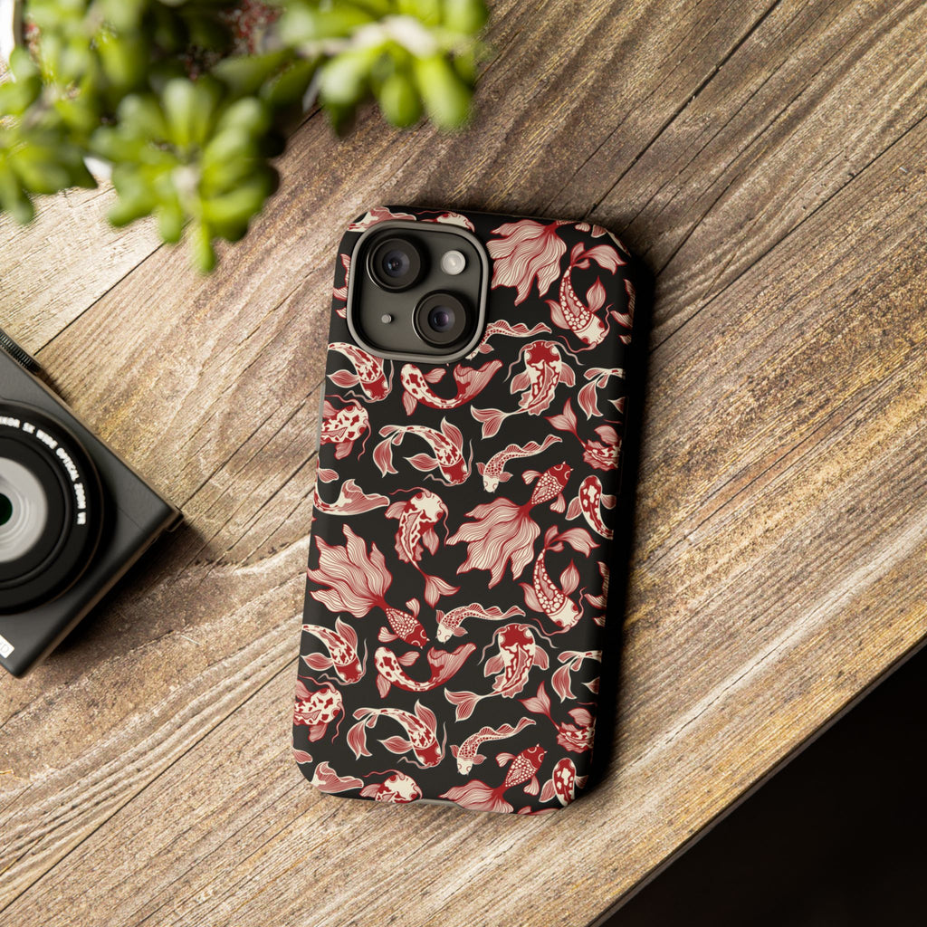 Crimson Koi Phone Case