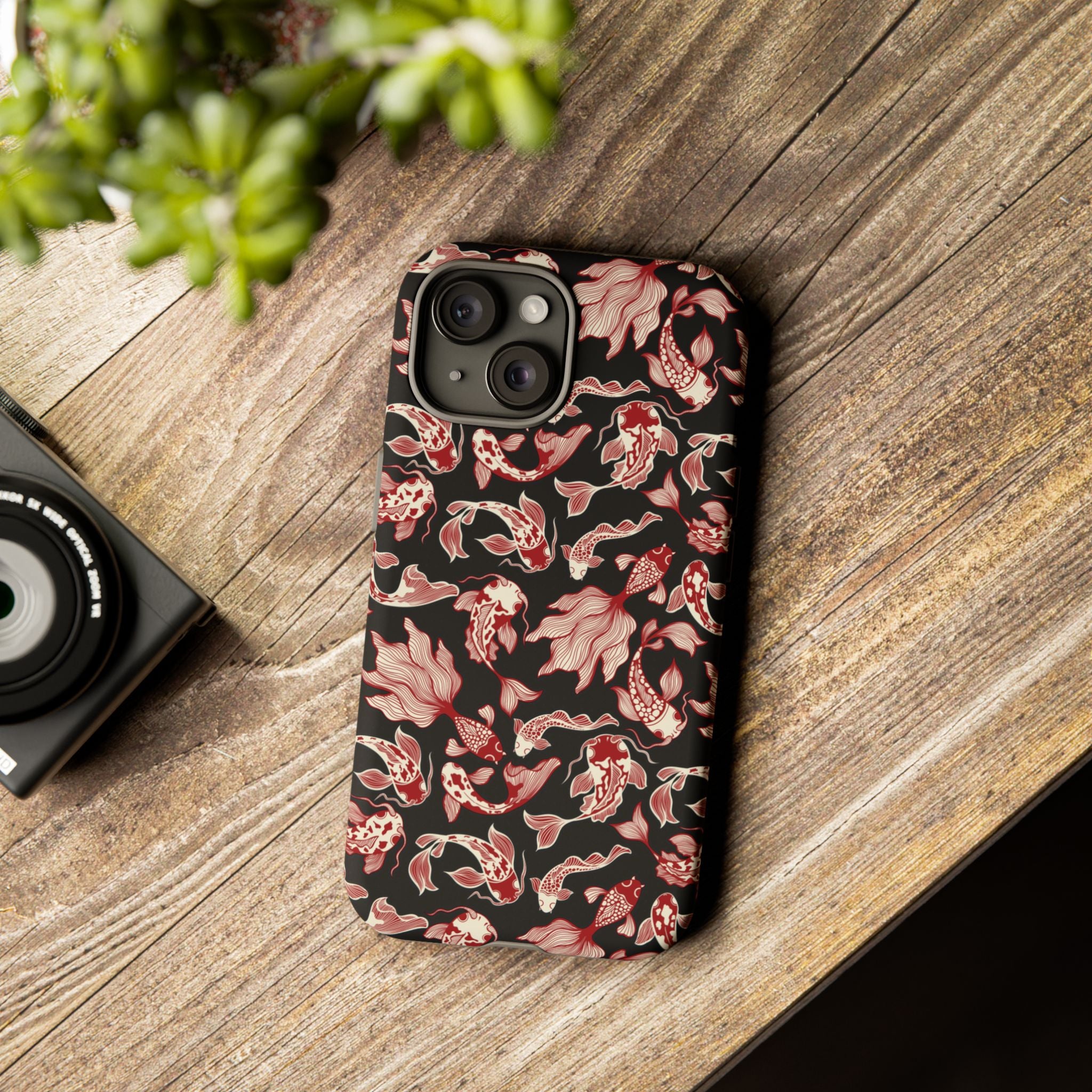 Crimson Koi Phone Case