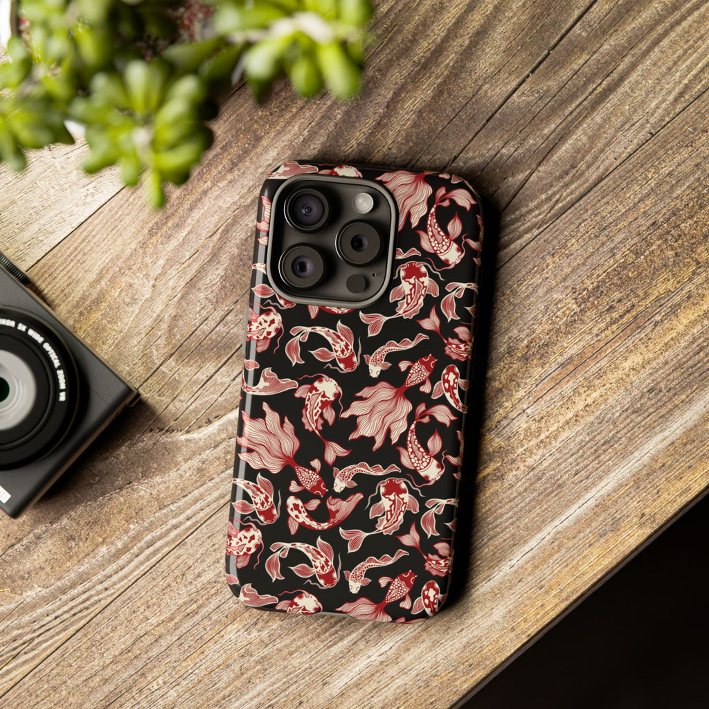 Crimson Koi Phone Case