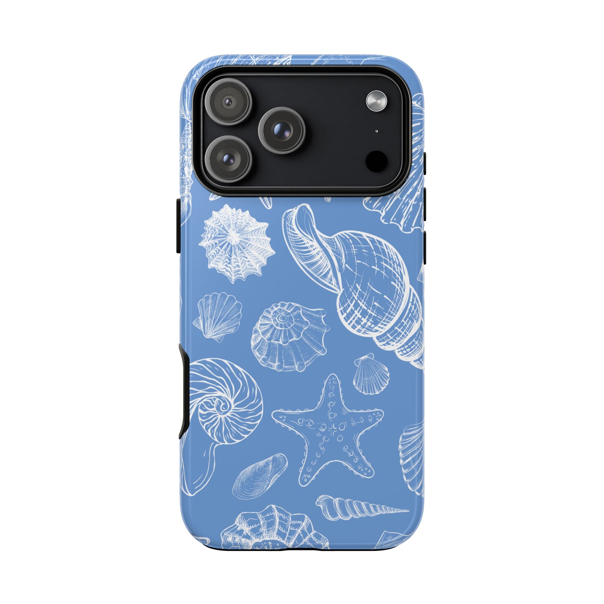 Blue Sea Shell Phone Case