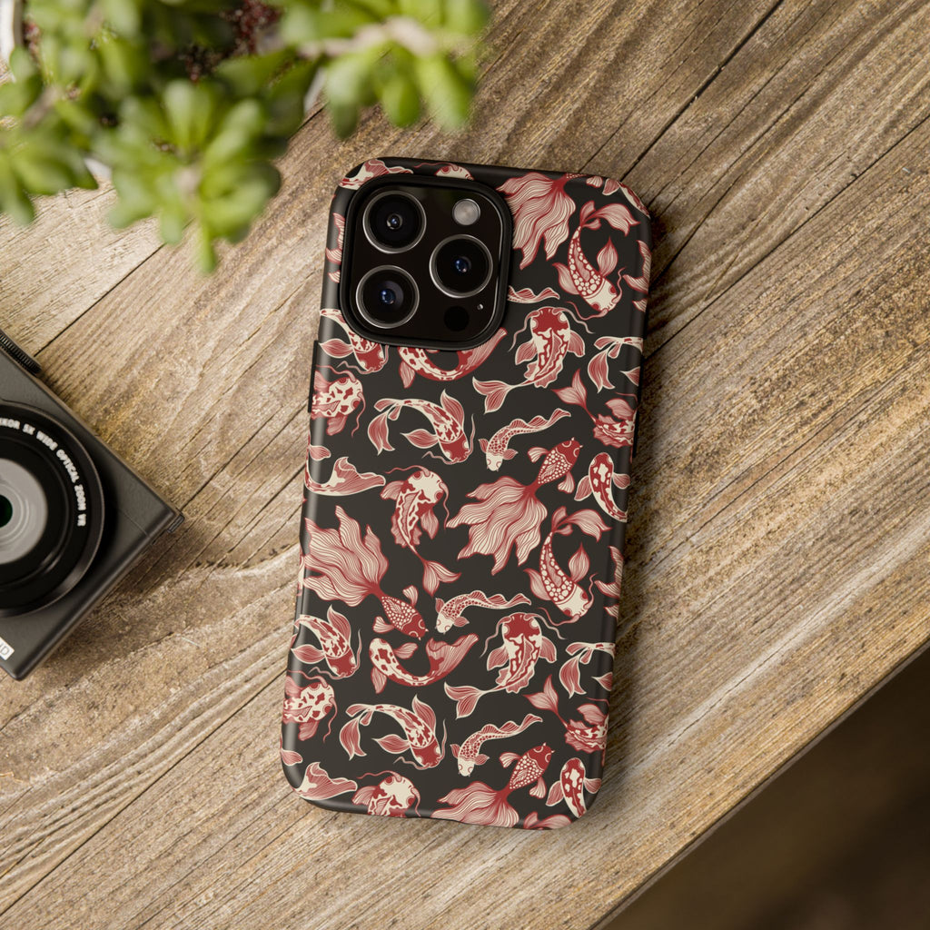 Crimson Koi Phone Case