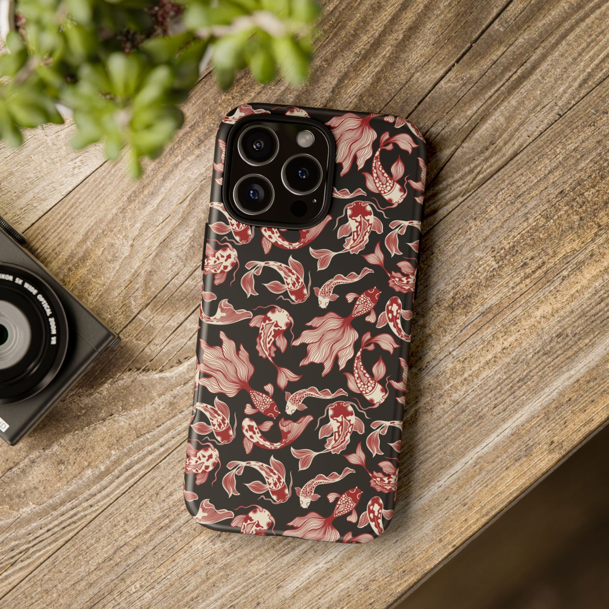 Crimson Koi Phone Case