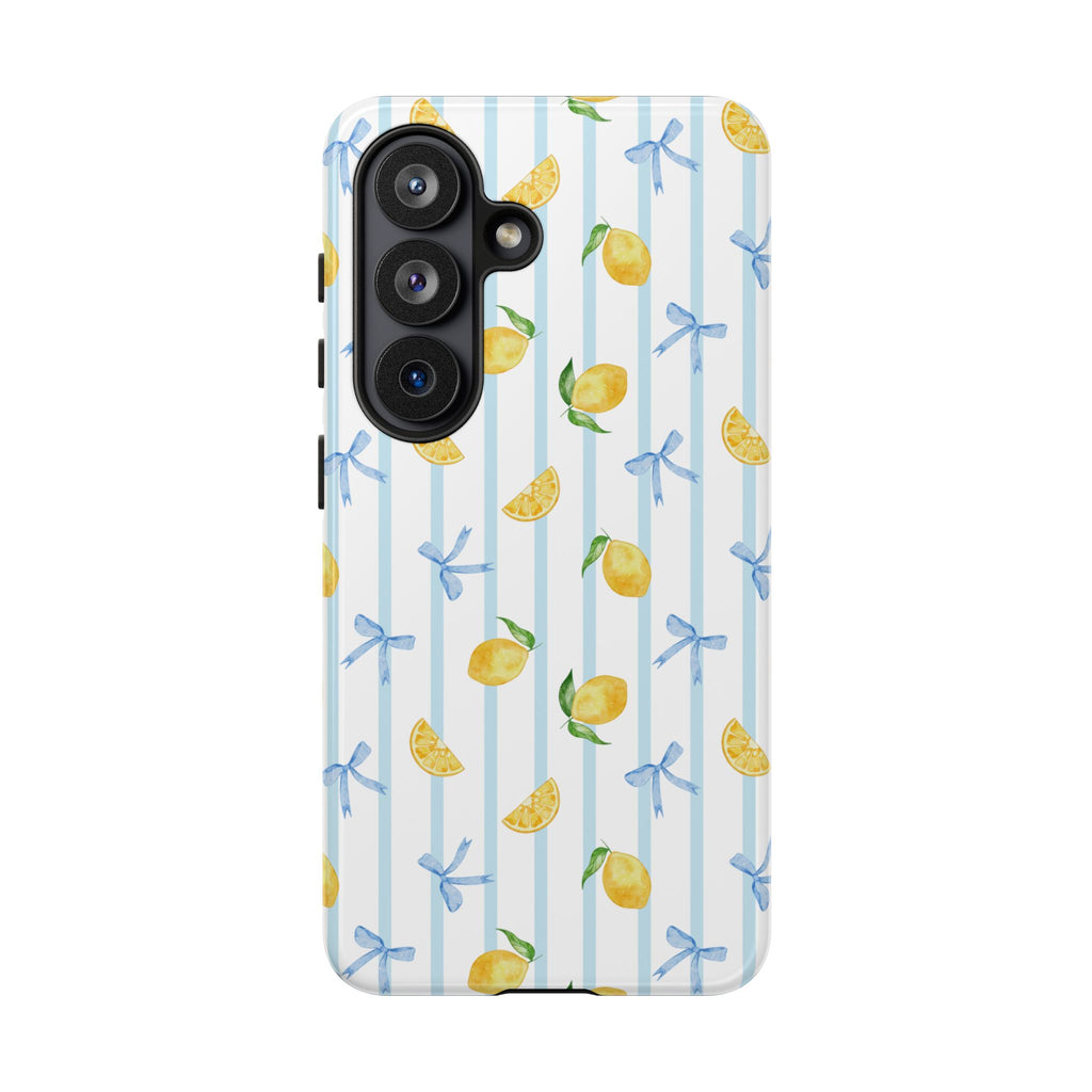 Lemon Stripes Phone Case