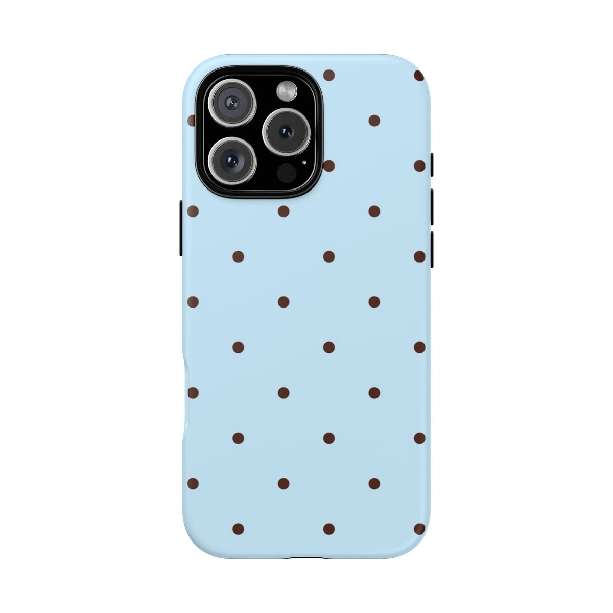 Blue & Brown Polka Dot Tough Phone Case