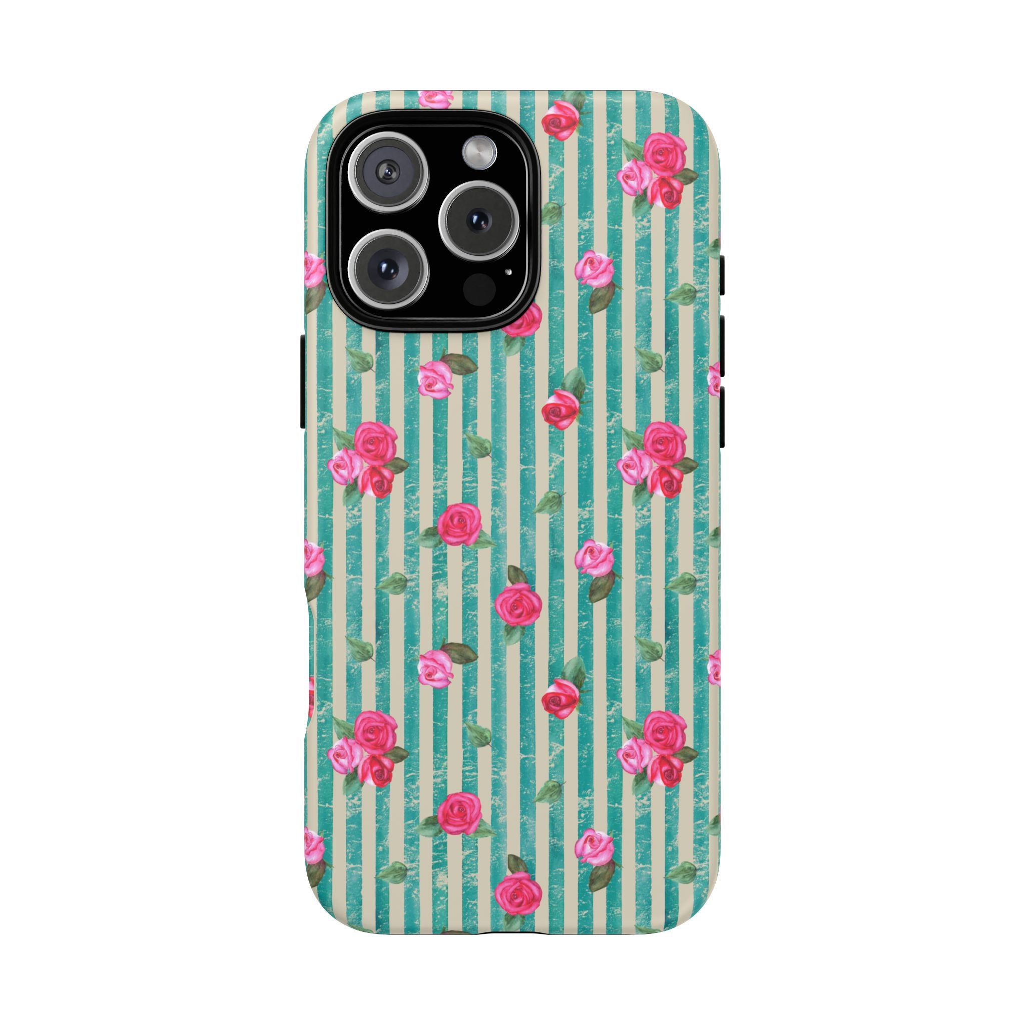 Floral Stripe Phone Case