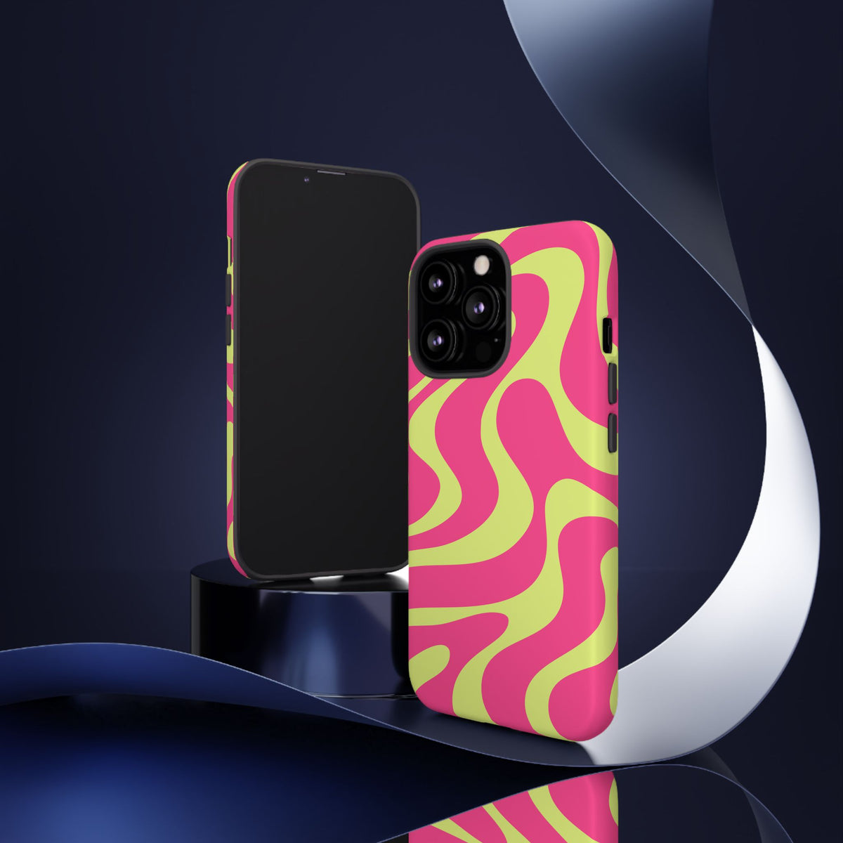 Neon Wavy Phone Case