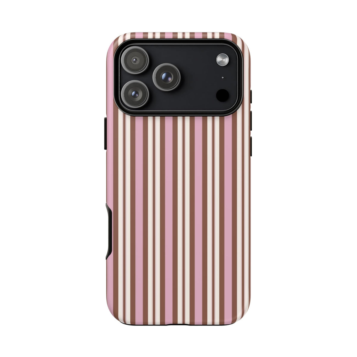 Striped Pink Tough Phone Case