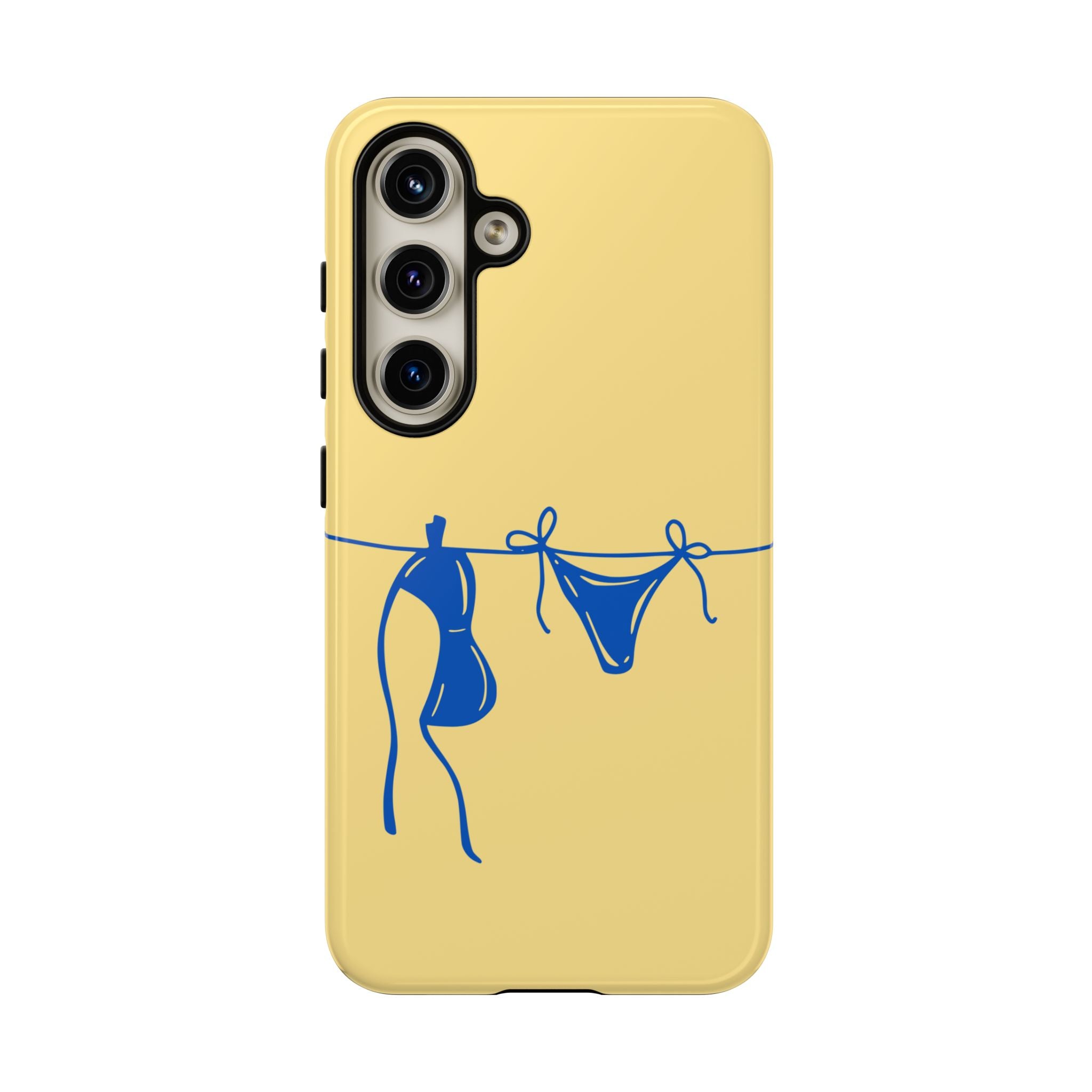 Blue Bikini Line Art Phone Case